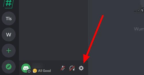 Discord settings