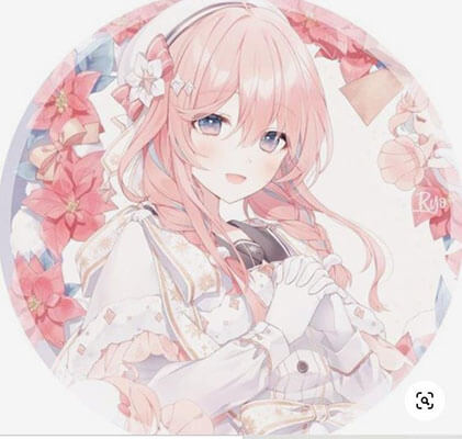 Anime Girl Pink PFP - Anime Aesthetic PFPs for Discord, Instagram