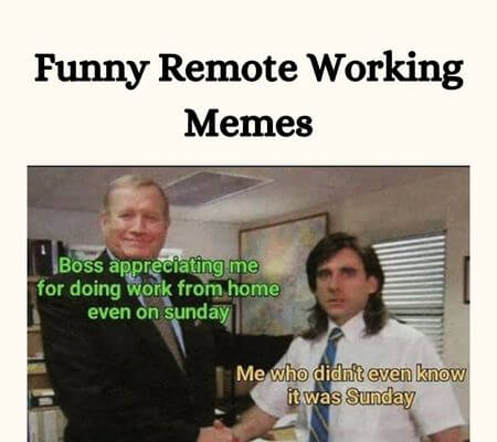 remote working memes