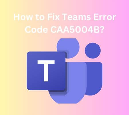 teams error code caa5004b